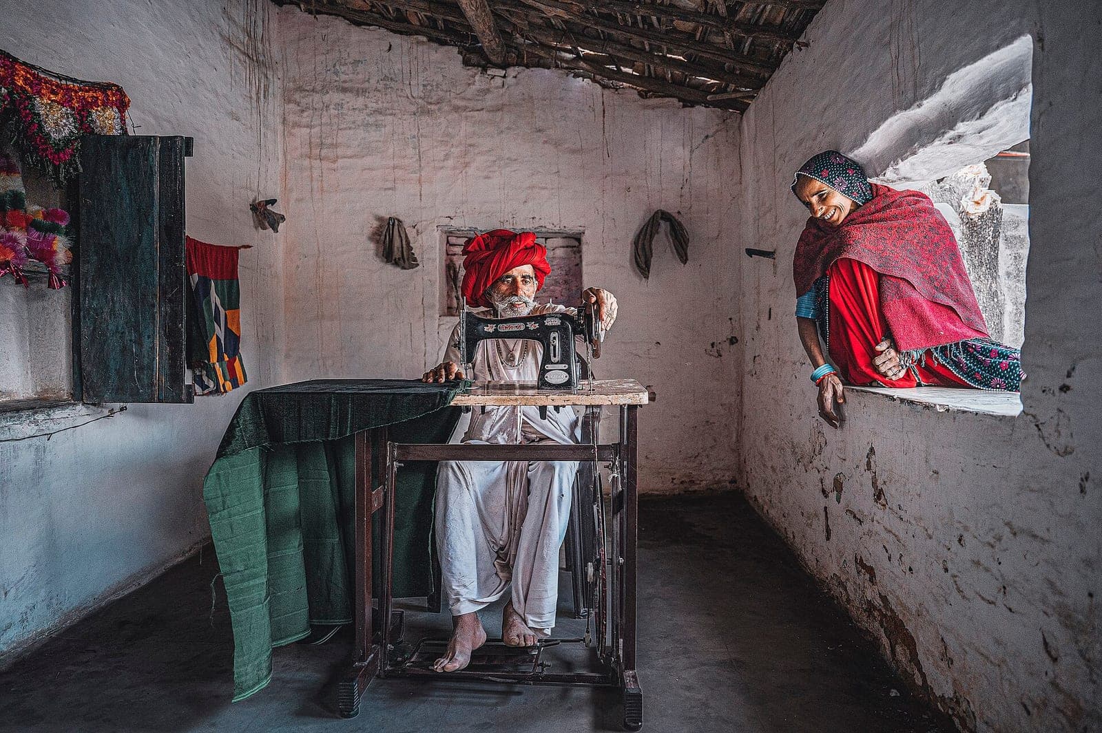I have clicked this picture at a remote village of Rajasthan,India.This beautiful state has never failed to amaze people with the beautiful panorama of mood,colours, and stories which are rooted in history.While exploring this beautiful lan